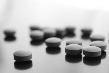 Obraz na płótnie Canvas Closeup of Pills