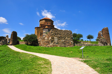 Jvari Monastery (sixth century) near Tbilisi, Mtskheta, Georgia