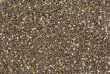 Close up chia seed as texture background