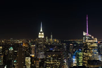 Fotobehang New York by Night © Ben.Photoholic
