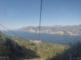 Monte Baldo - panorama dalla seconda stazione della Funivia per Monte Baldo