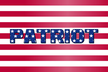 Banner for Patriot Day. USA flag. Vector illustration