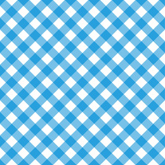 Octoberfest pattern. October munich fest background. Rhomb octoberfest blue ornament. Seamless traditional German pattern.