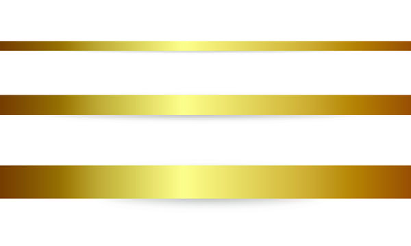 Gold Band Banner Geschenkband 