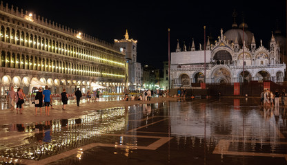 Venice views 2011, moonlight, tidal