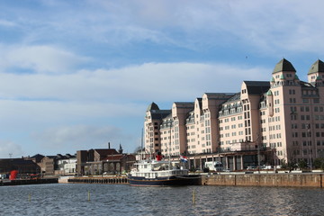 Fototapeta na wymiar Harbour view oslo, norway
