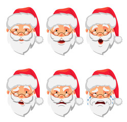 Santa Claus icon set