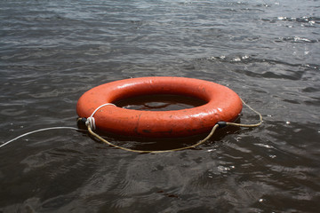 the red lifebuoy