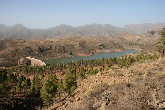 Embalse de Chira, Gran Canaria, Spain