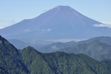 Fototapeta premium 姫次からの夏富士眺望