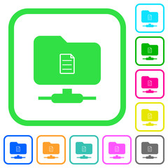 FTP properties vivid colored flat icons