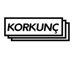 horrible stamp on white