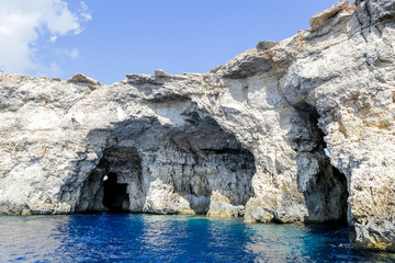 Malte Paysage Mer mediteranée Gozo Comino falaises