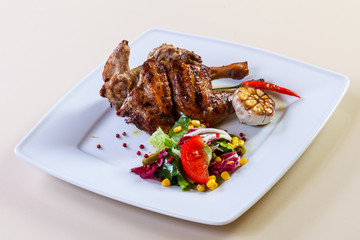 Grilled chicken legs