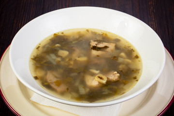 Sorrel summer soup