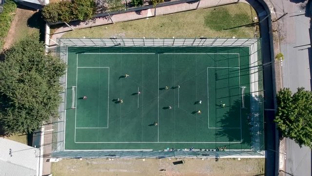 people playing soccer
