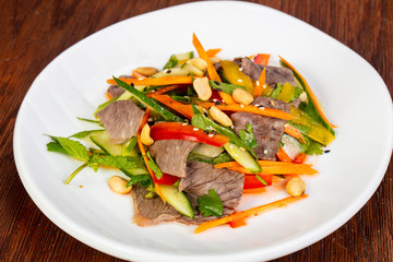 Vietnam salad with beef