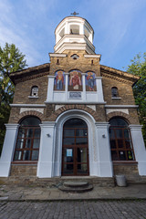 Fototapeta na wymiar Buildings of the nineteenth century in Dryanovo Monastery St. Archangel Michael, Gabrovo region, Bulgaria