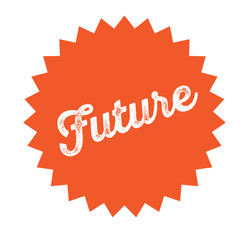 future stamp on white