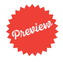 preview stamp on white