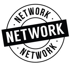 network stamp on white