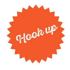 hook up stamp on white