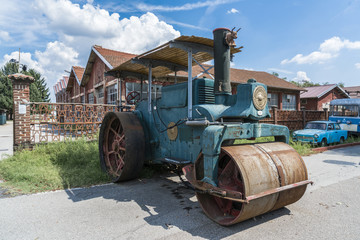 old steamroller