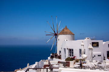 Fototapeta na wymiar Santorini Greece Island Holiday