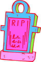 Halloween Western grave