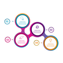 creative modern infographics template design vector