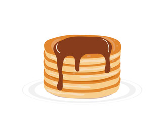 Vector illustration Pancake