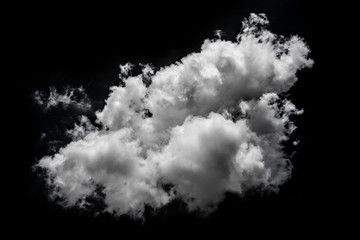 clouds on black