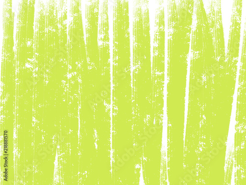 colorful hand drawn green abstract chalk texture stripe on white