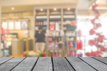 wood table top Blur Vintage coffee shop