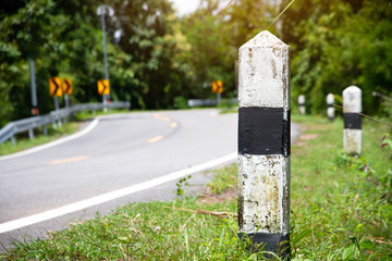 Road asphalt highway in countryside 