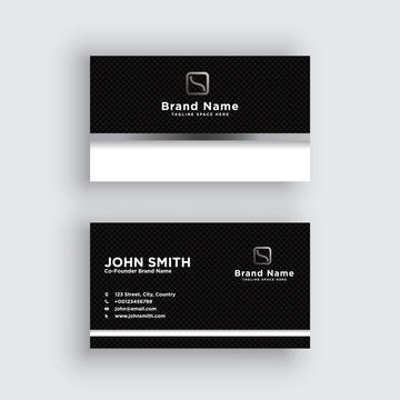 Business card. Vector. Exclusive and Modern design