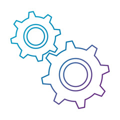 gears machinery isolated icon