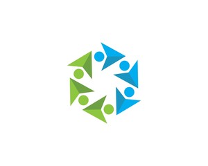 community care Logo template