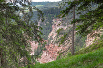 Bletterbachschlucht in der Nähe von Bozen, Südtirol 