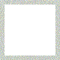 Abstract Christmas frame