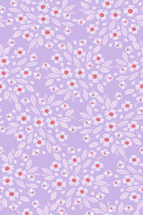 Seamless daisy flower pattern