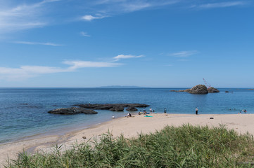 海水浴の風景　新潟県