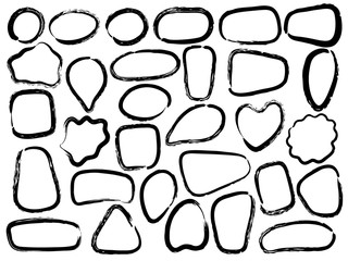 speech bubbles set