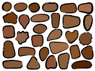 speech bubbles set