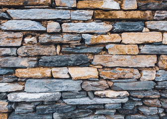 Stone wall texture with mud joints