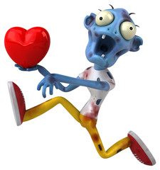 Fun zombie - 3D Illustration