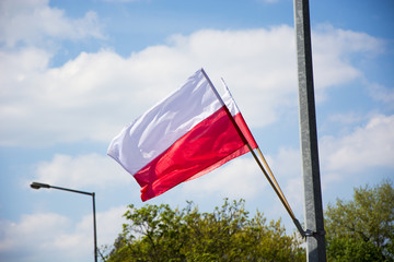 Polska flaga - obrazy, fototapety, plakaty