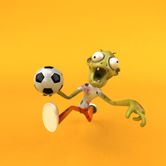 Fun zombie - 3D Illustration