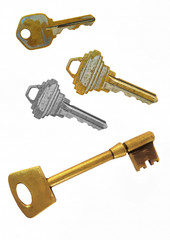 four old keys