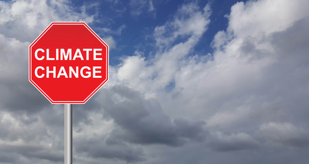 climate change sign